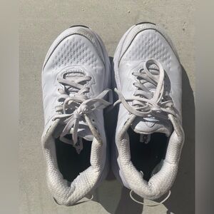 Women's Hoka One One White Bondi SR Running Shoes (Women's Size 6)